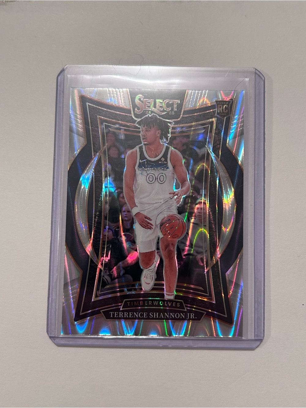 Select Timberwolves Rookie Card - Terrence Shannon Jr. (Black/Silver Holo)
